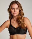 Soutien-gorge sans armatures non-préformé Sara - Noir