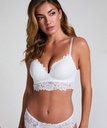 Soutien-gorge préformé sans armatures longline Shiloh - Blanc