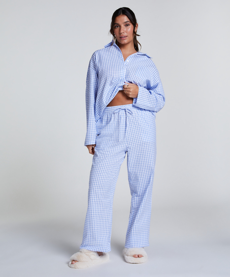 Pantalon de pyjama en Coton - Bleu