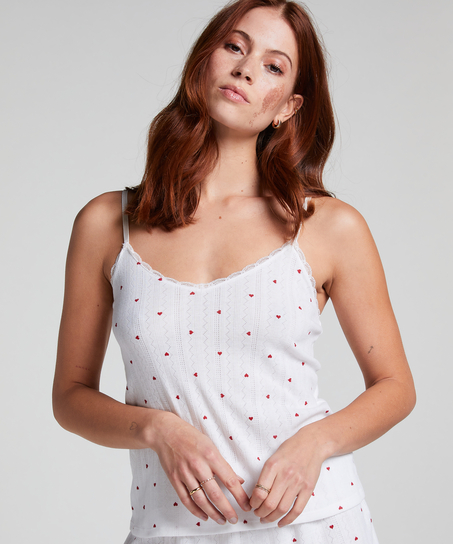 Top cami Lace - Blanc