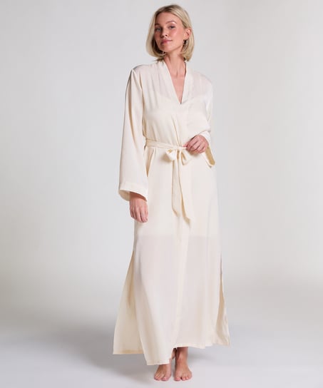 Kimono Satin - Blanc
