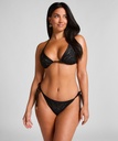 Bas de bikini Boho Cheeky - Noir