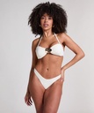 Bas de bikini échancré Cabo - Blanc