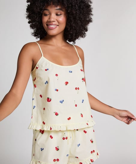 Cami tissé - Jaune