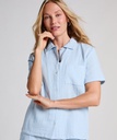 Veste en mousseline - Bleu