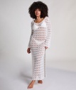 Robe maxi en crochet - Blanc
