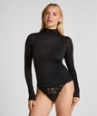 Haut avec cachemire à col roulé super soft - Noir