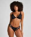 Culotte brésilienne jambe haute Caro - Noir
