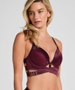 Soutien-gorge à armatures longline push-up préformé Colette - Violet