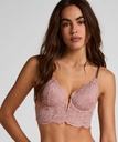 Soutien-gorge à armatures rembourré longline Essie - Violet