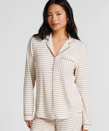 Veste à manches longues en jersey Essential - Blanc