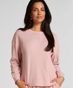 Haut gaufre Henley - Rose