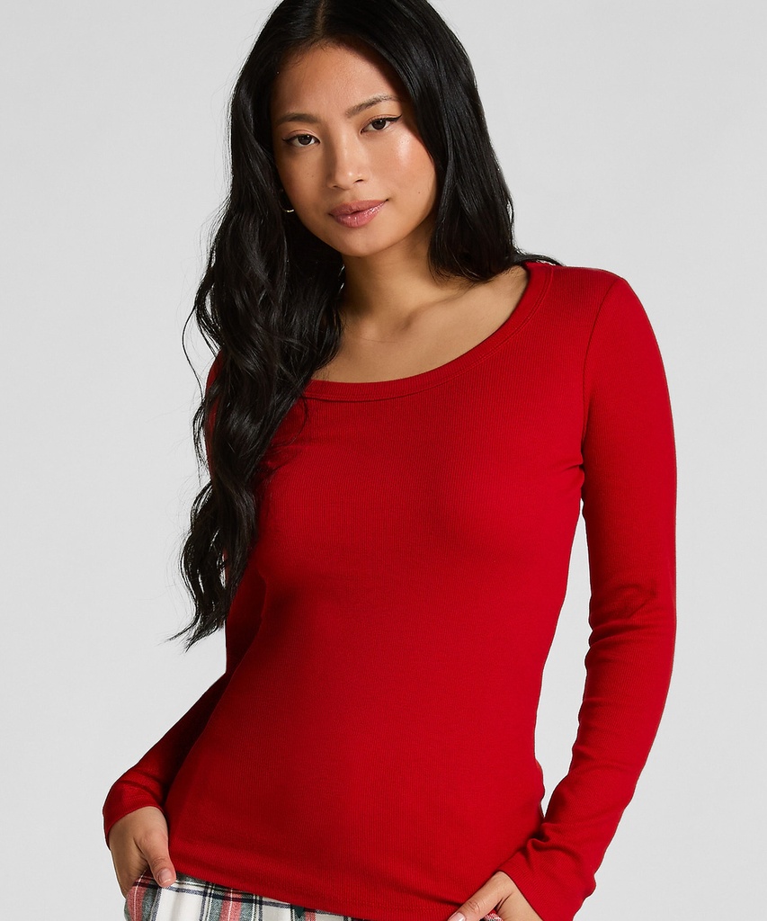 Top de pyjama Coton - Rouge