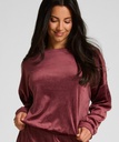 Top Velours - Rouge
