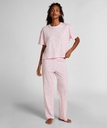 Pyjama en coton imprimé - Rose