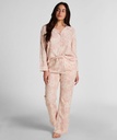 Pantalon Flower Linen - Rose