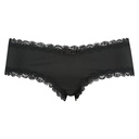 V-Shaped Microfibre Brazilian - Black