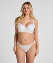 Culotte brésilienne échancrée Peonie - Blanc