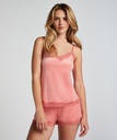Short velours dentelle - Rose