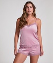 Short velours dentelle - Violet