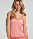 Camisole velours Dentelle - Rose