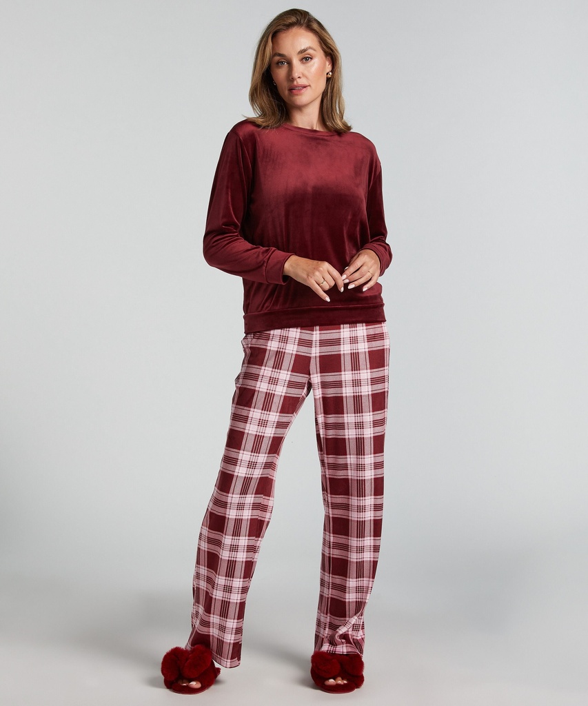 Ensemble pyjama Velours - Violet