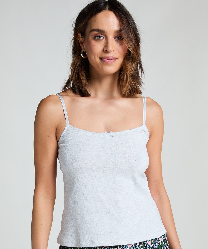 Haut de pyjama Pointelle - Gris