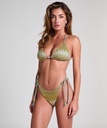 Bas de bikini à jambe haute Cali - Vert