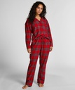 Flannel Pyjama Set - Red