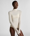 Haut avec cachemire à col roulé super soft - Blanc