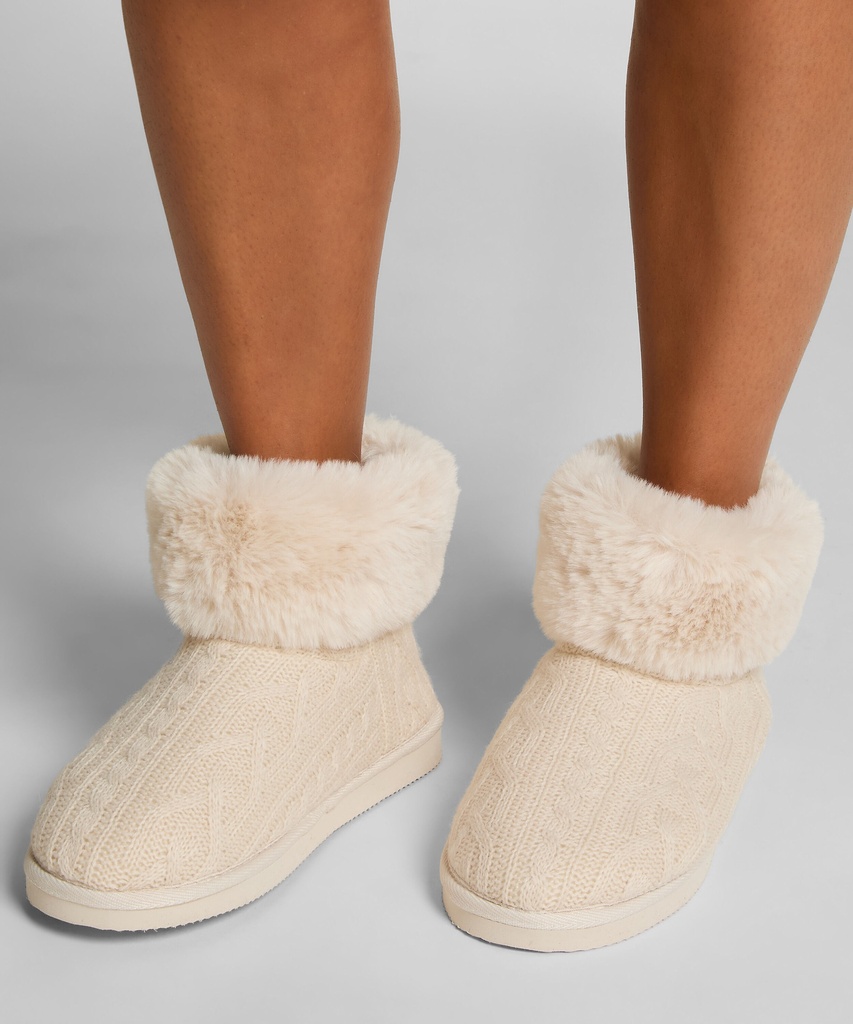 Pantoufles Saar - Blanc