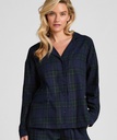 Haut de Pyjama Flanel - Bleu