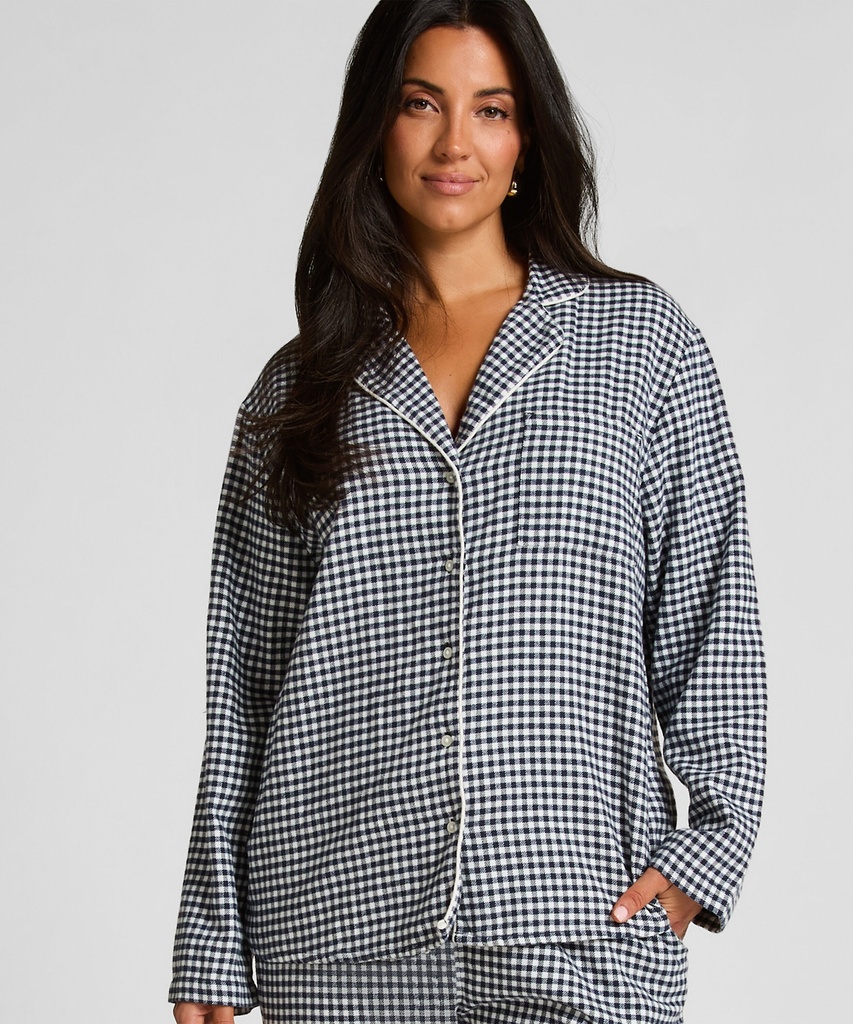 Haut de pyjama Flanel Essentials - Bleu