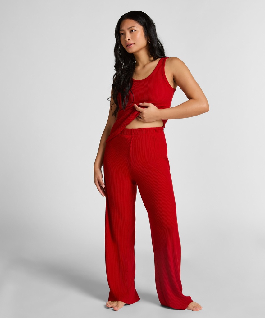 Pantalon Brushed Jersey - Rouge