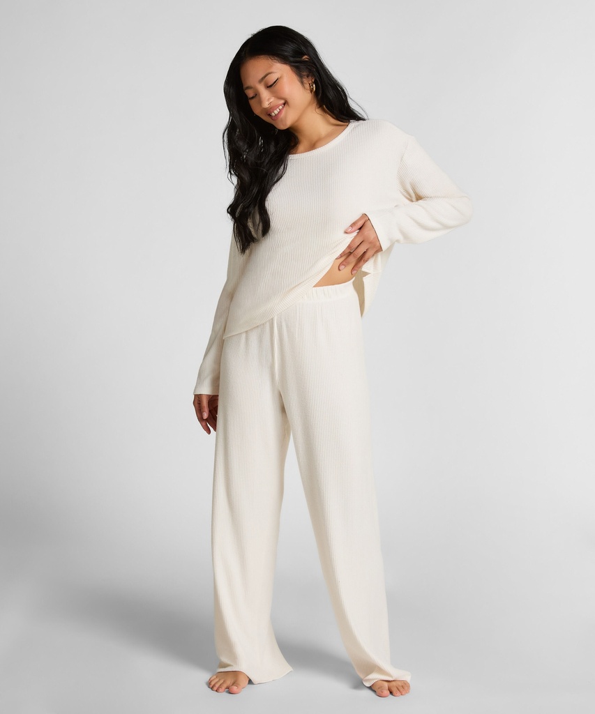 Pantalon Brushed Jersey - Blanc