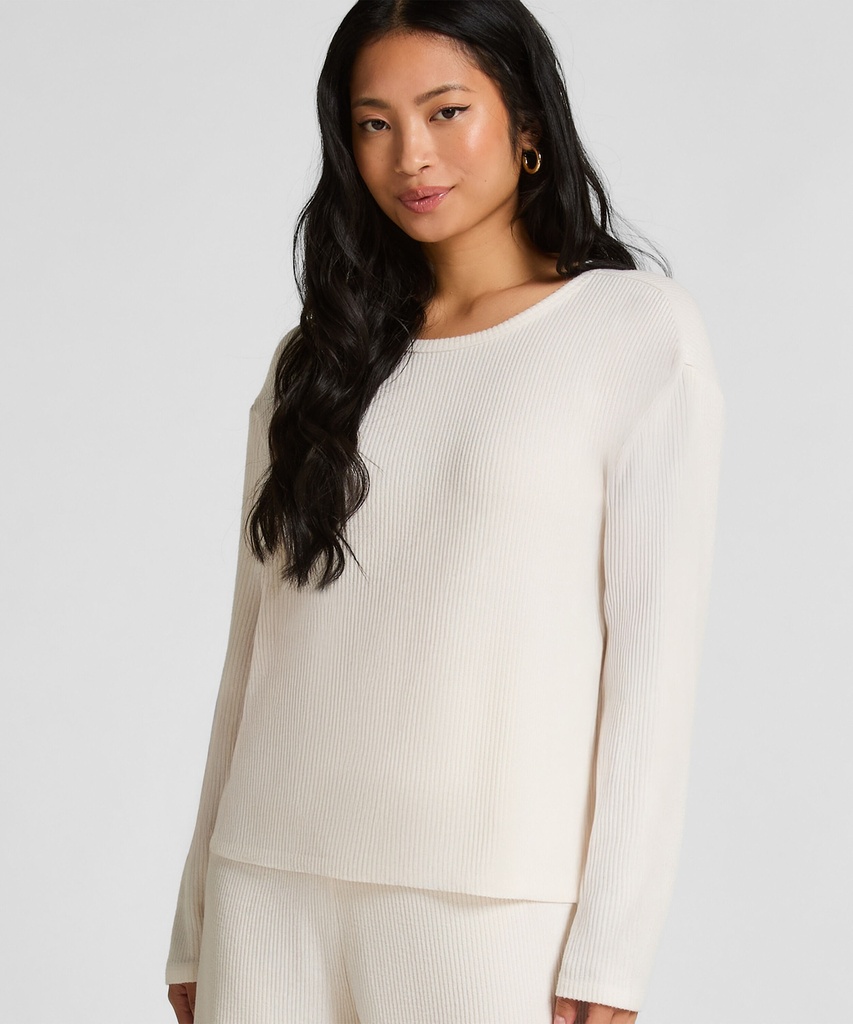 Haut de pyjama Jersey - Blanc
