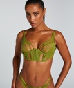 Soutien-gorge à armatures non-préformé longline Billie - Vert