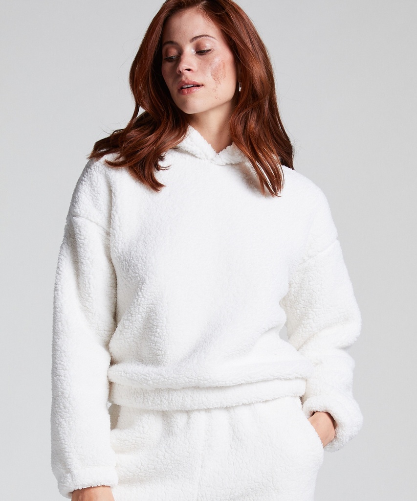 Sweat à Capuche polaire Snuggle - Blanc