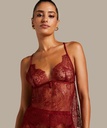 Camisole Lace Delphine - Rouge