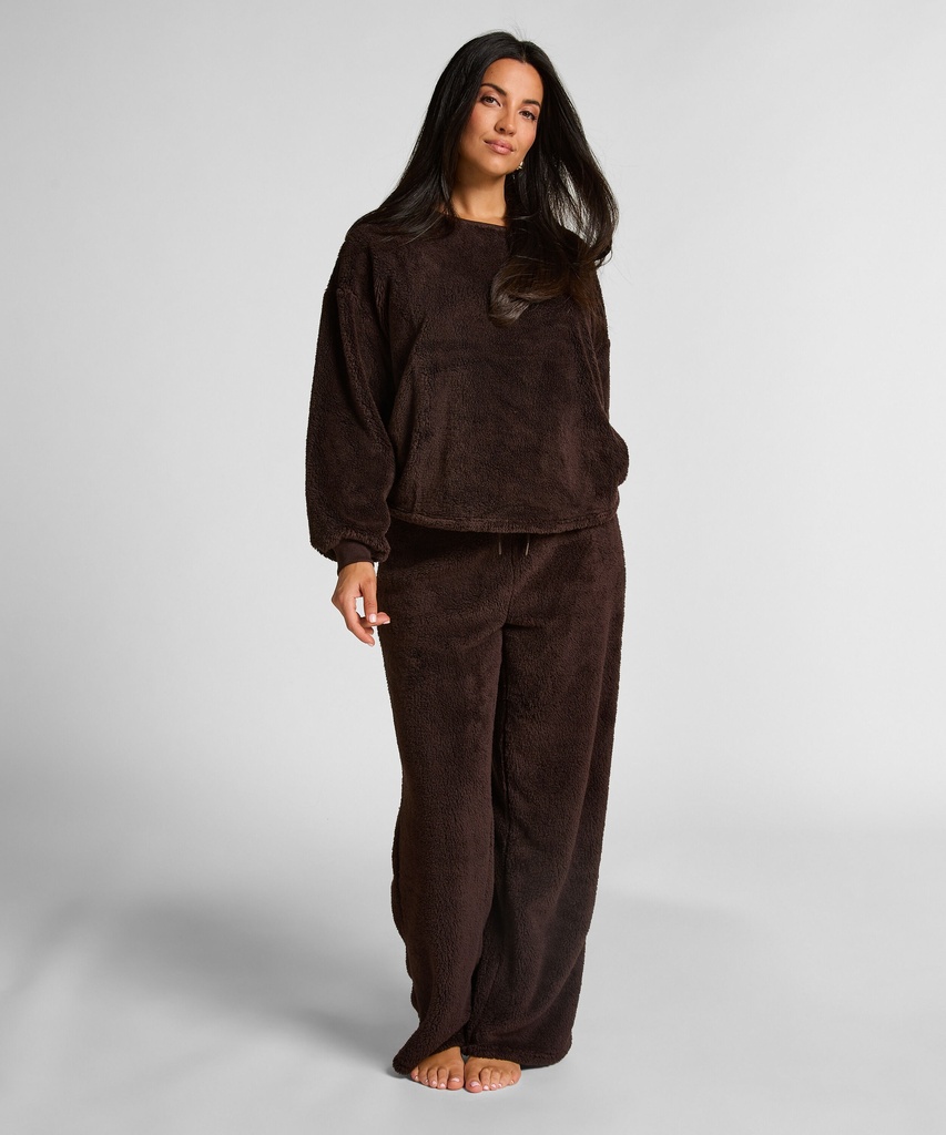 Pantalon Fluffy Fleece - Marron