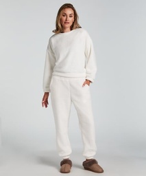Pantalon de jogging polaire Snuggle - Blanc, Blanc, coloris