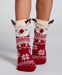 Boot Socks - Red, Rouge, coloris