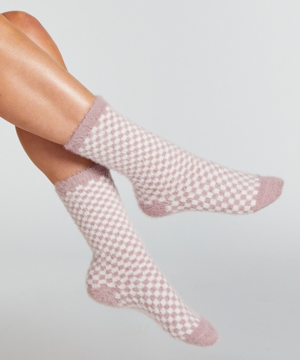 [301421001] Lot de 2 Paires de Chaussettes Cosy - Violet