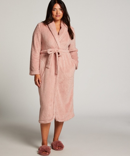 [203231001] Peignoir Fleece - Rose