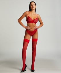 Bas autofixants 15 Deniers - Rouge, Rouge, coloris