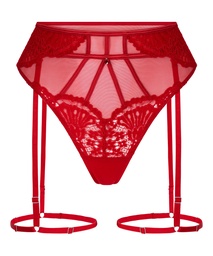 String avec porte-jarretelles Withney - Rouge, Rouge, coloris