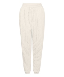 Jogger en polaire torsadée - Blanc, Blanc, coloris
