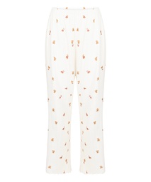 Pantalon de pyjama Pointelle - Blanc, Blanc, coloris