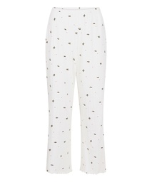 Pantalon de pyjama Pointelle - Blanc, Blanc, coloris