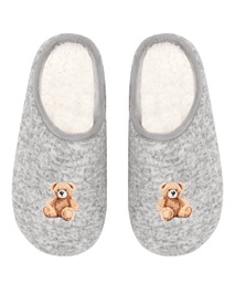 Pantoufles Ivy - Gris, Gris, coloris